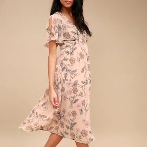 NWT ASTR The Label Azalea Floral Dress